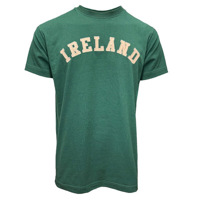 Ireland Appliqué T-Shirt in Evergreen & Cream