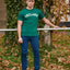 Ireland Appliqué T-Shirt in Evergreen & Cream