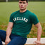 Ireland Appliqué T-Shirt in Evergreen & Cream