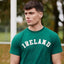 Ireland Appliqué T-Shirt in Evergreen & Cream