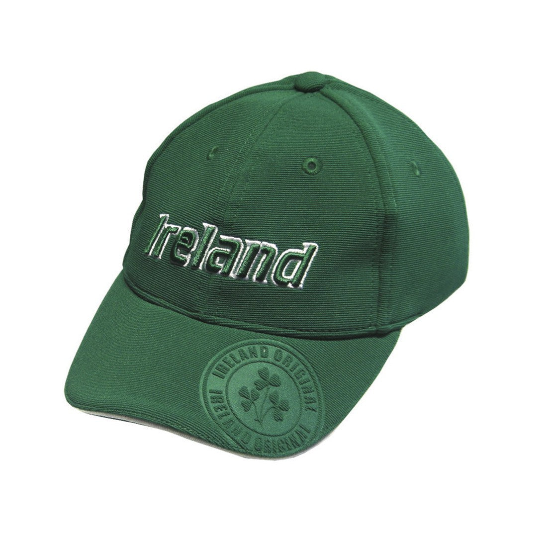Ireland Badge Kids Baseball Cap in Emerald