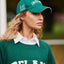 Ireland Baseball Cap in Evergreen & Pink