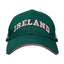 Ireland Baseball Cap in Evergreen & Pink