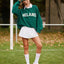 Ireland Baseball Cap in Evergreen & Pink
