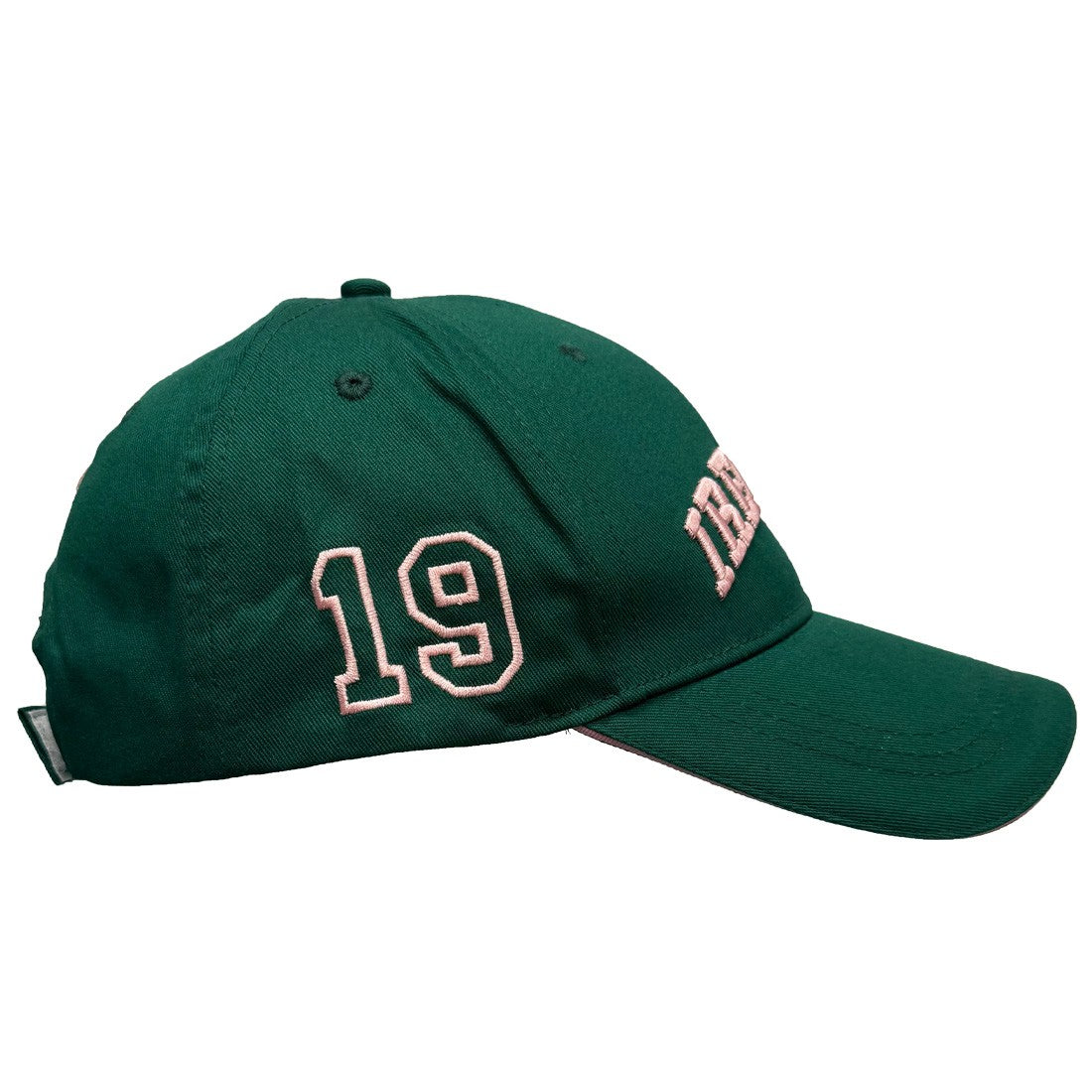 Ireland Baseball Cap in Evergreen & Pink