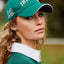 Ireland Baseball Cap in Evergreen & Pink