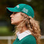 Ireland Baseball Cap in Evergreen & Pink
