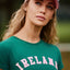 Ireland Baseball Cap in Pink & Green