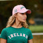 Ireland Baseball Cap in Pink & Green