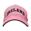 Ireland Baseball Cap in Pink & Green