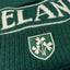 Ireland Beanie Hat in Bottle Green & Cream