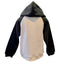 Ireland Bear Kids Raglan Hoodie in Mid Green & Cream