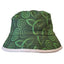 Ireland Celtic All Over Reversible Bucket Hat in Bottle Green, Cream & Green