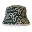 Ireland Celtic All Over Reversible Bucket Hat in Bottle Green & Cream