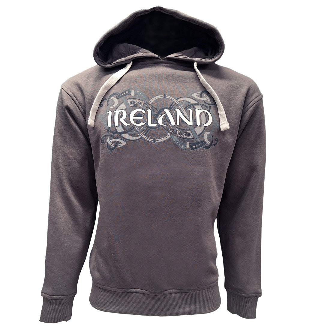 Ireland Celtic Band Hoodie in Pewter