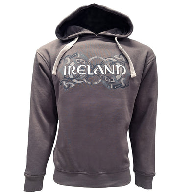 Ireland Celtic Band Hoodie in Pewter