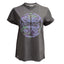 Ireland Celtic Design Ladies T-shirt in Pewter Grey