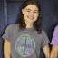 Ireland Celtic Design Ladies T-shirt in Pewter Grey