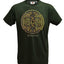 Ireland Celtic Design Mens T-shirt in Bottle Green