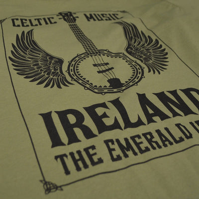 Ireland Celtic Music Hoodie in Sand