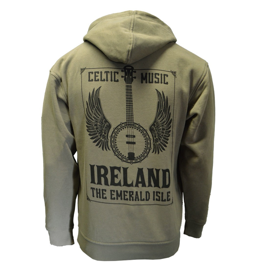 Ireland Celtic Music Hoodie in Sand