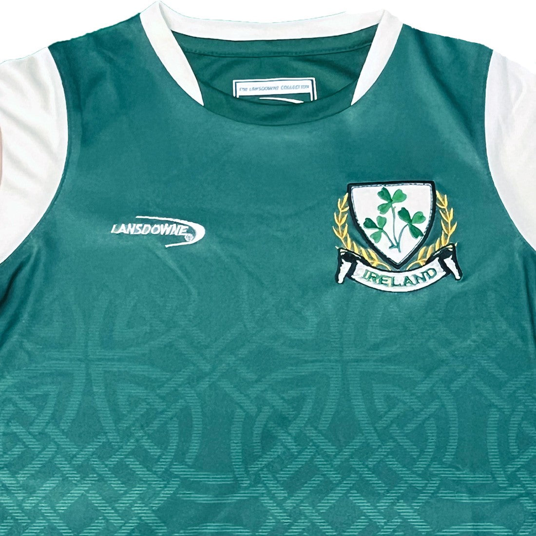Ireland Celtic Sublimated Performance Kids Top in Bottle Green