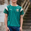 Ireland Celtic Sublimated Performance Kids Top in Bottle Green