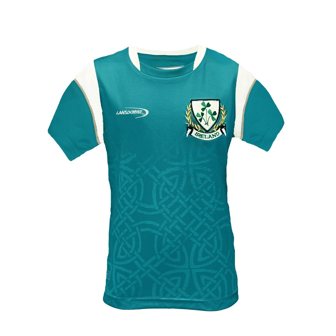 Ireland Celtic Sublimated Performance Kids Top in Bottle Green