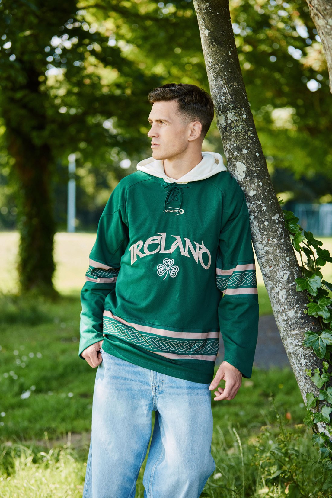 Ireland Celtic USA Football Top in Green