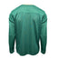 Ireland Crest Long Sleeve Mesh Top in Green & Cream