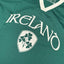 Ireland Crest Long Sleeve Mesh Top in Green & Cream