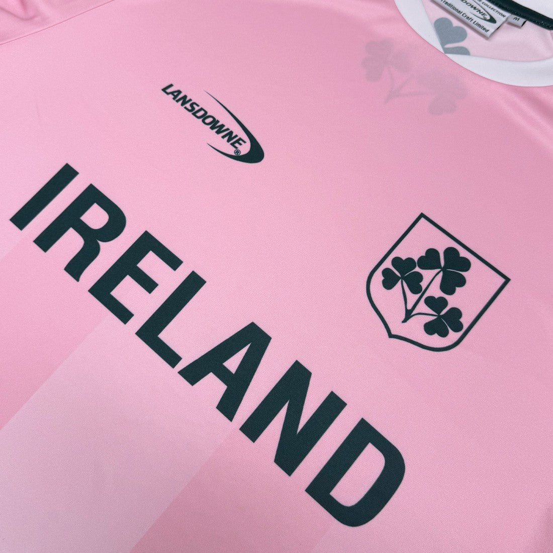 Ireland Crest Performance Top in Pink & White