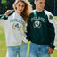 Ireland Crest V-Neck USA Top in Green & Cream
