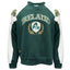 Ireland Crest V-Neck USA Top in Green & Cream