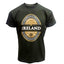 Ireland Emerald Isle Label T-shirt in Bottle Green