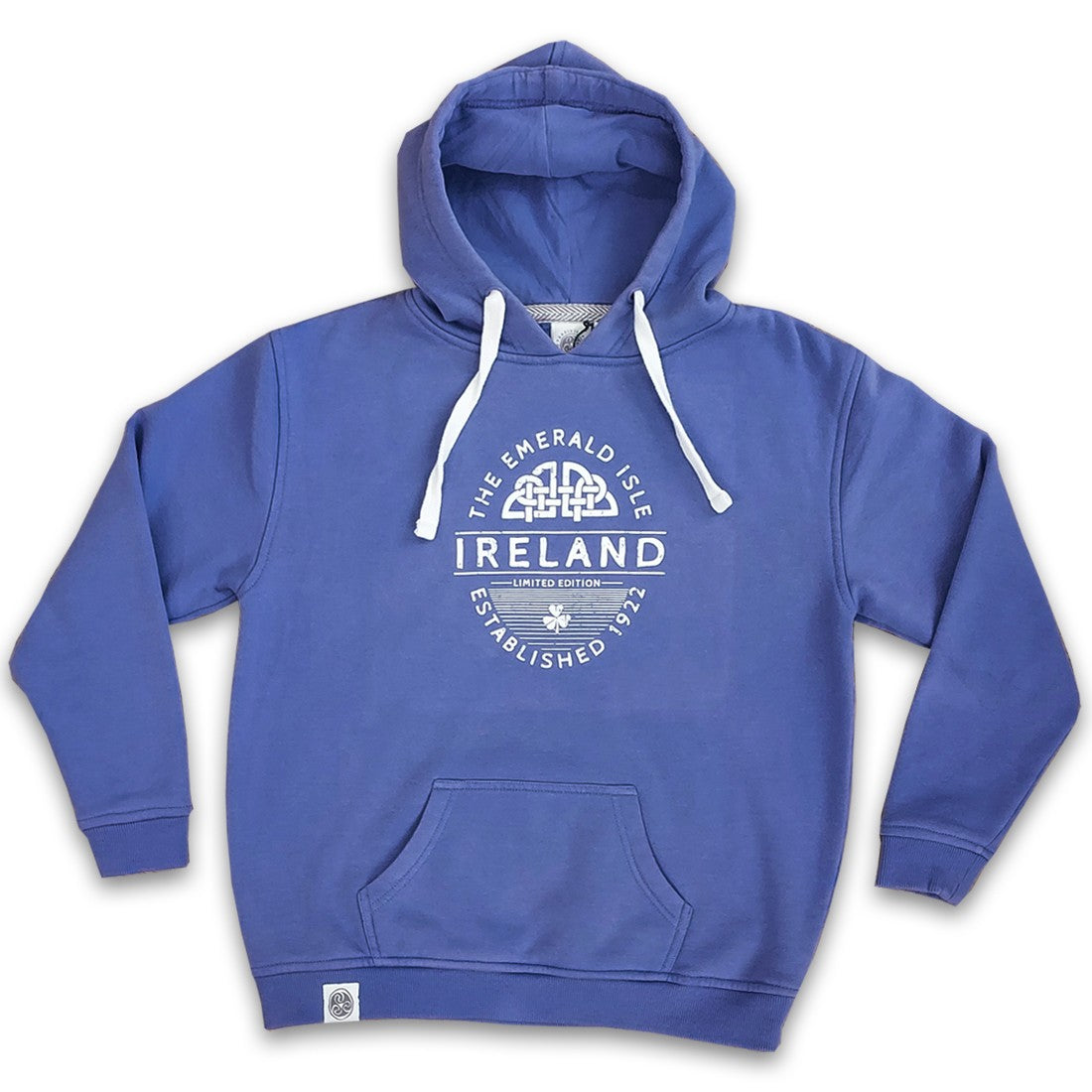 Ireland EST 1922 Kids Hoodie in Cornflour Blue