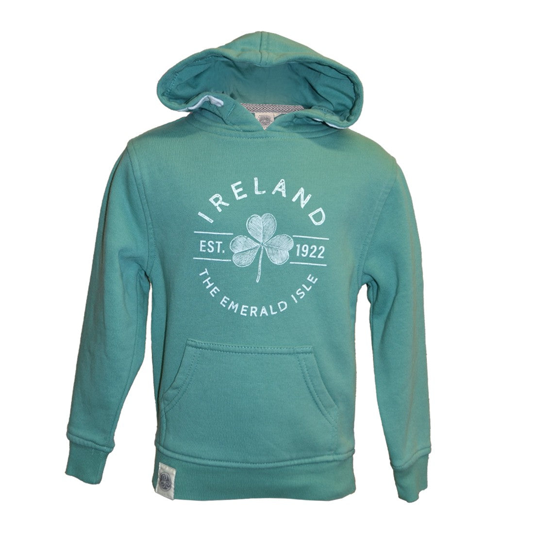 Ireland ‘Est. 1922’ Kids Hoodie in Ocean Green