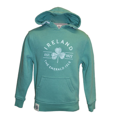 Ireland ‘Est. 1922’ Kids Hoodie in Ocean Green