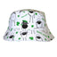 Ireland Flaherty Kids Bucket Hat in Green & White
