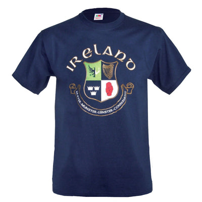 Ireland Four Provinces T-Shirt in Navy