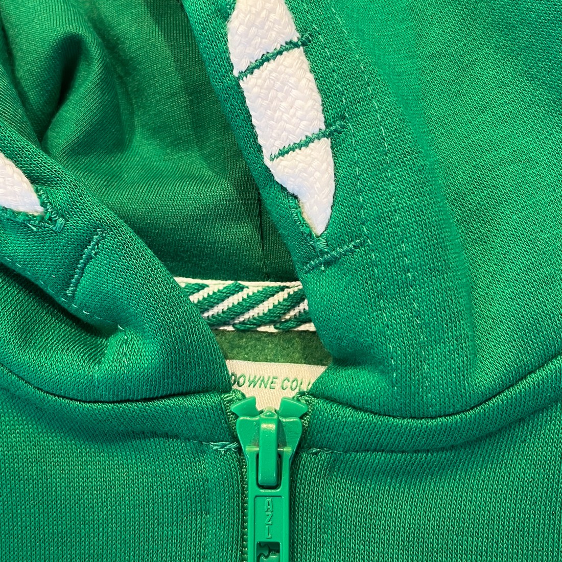 Ireland Full Zip Baby Hoodie in Emerald