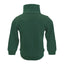Ireland Gold Shamrock Kids 1/4 Zip Top in Bottle Green