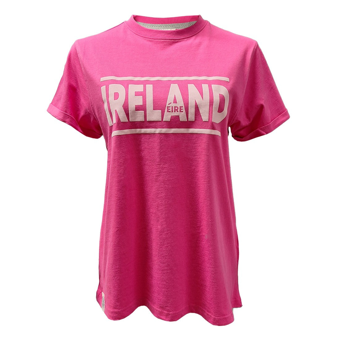 Ireland ‘Ireland Label’ Ladies T-Shirt in Cerise