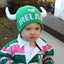 Ireland Kids Hat with Horns in Emerald