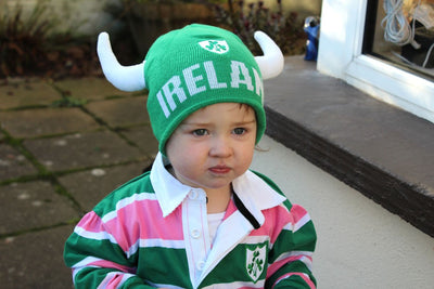 Ireland Kids Hat with Horns in Emerald