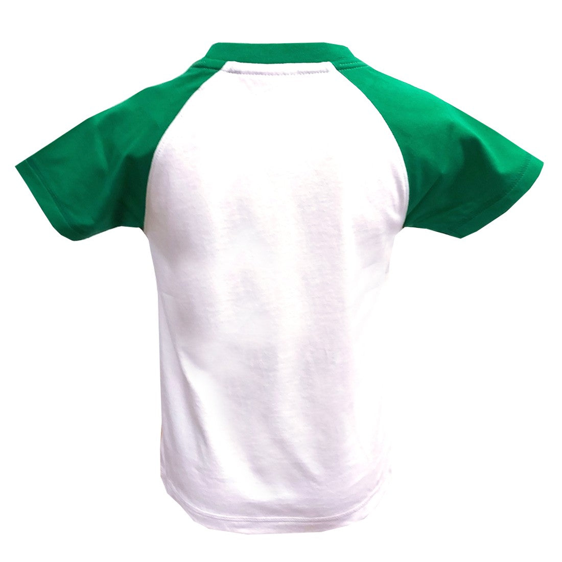 Ireland Kids Raglan T-shirt in White & Emerald