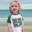 Ireland Kids Raglan T-shirt in White & Emerald