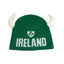 Ireland Knit Hat with Horns in Green