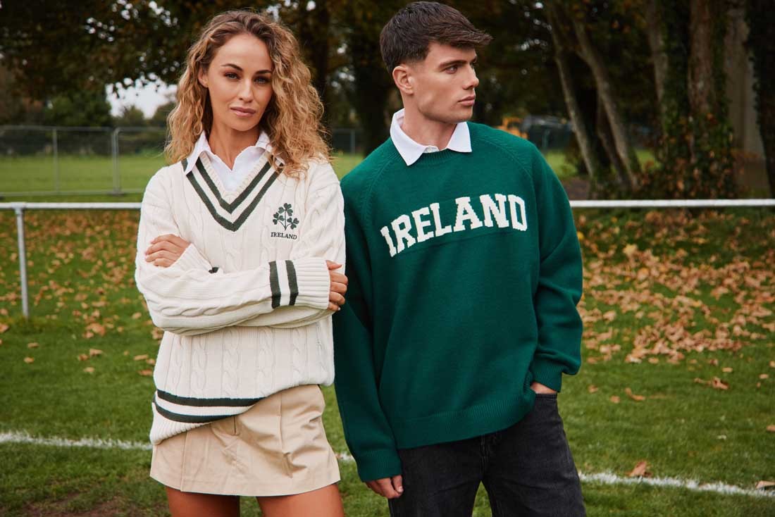 Ireland Knitted Jumper in Evergreen