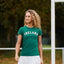 Ireland Ladies T-Shirt in Evergreen & Pink